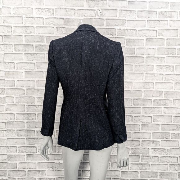 A.L.C. Women's Heather Black Blazer Jacket Wool Blend size 4 - Picture 3 of 9